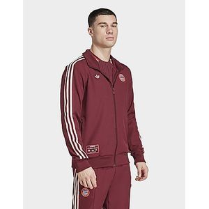 adidas FC Bayern München Terrace Icons Sportjack - Bordeaux- Heren, Bordeaux