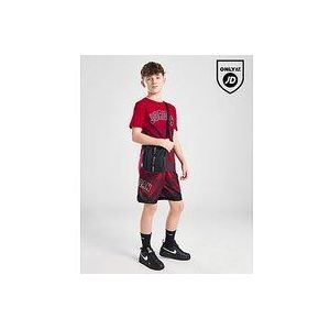 Jordan Fade College Mesh Shorts Junior - Red, Red