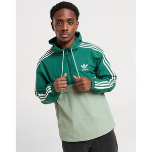 adidas Originals Overhead 1/2 Zip Windbreaker Jacket - Groen- Heren, Groen