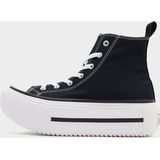 Converse All Star Lift High Double Stack Junior - Zwart - Kind, Zwart