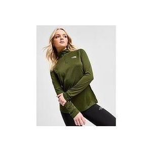 The North Face Flex 1/4 Zip Top - GREEN- Dames, GREEN