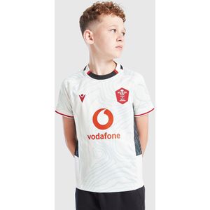 Macron Welsh Rugby 2025/26 Away Shirt Junior - Wit, Wit