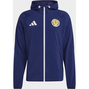 adidas Scotland Tiro Travel Full Zip Windbreaker - Blauw- Heren, Blauw