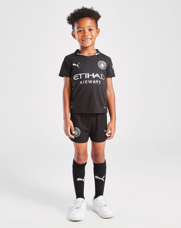 PUMA Manchester City FC 2025/26 Away Kit Children - Zwart, Zwart