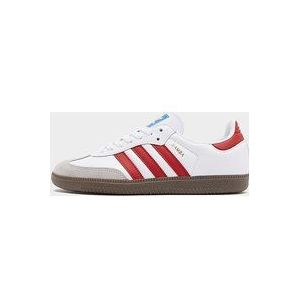 adidas Originals Samba OG - White / Better Scarlet / Gum 5- Dames, White / Better Scarlet / Gum 5