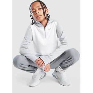 Nike - Therma-FIT Top - Wit - Korte Rits - Voor Kids