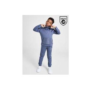 Under Armour Hooded 1/4 Zip Grid Fleece Tracksuit Children - Blue, Blue