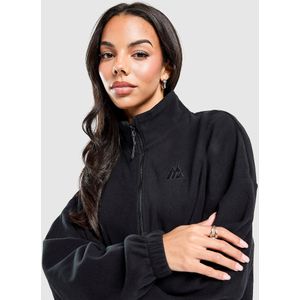 MONTIREX Chaud Polar Fleece Full Zip Top - Zwart- Dames, Zwart