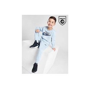 Nike Fade Logo Crew Tracksuit Children - Blue, Blue