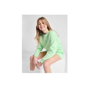 Jordan Girls' Oversized Crew Sweatshirt Junior - Green, Green
