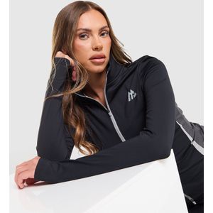 MONTIREX Stride Full Zip Top - Zwart- Dames, Zwart