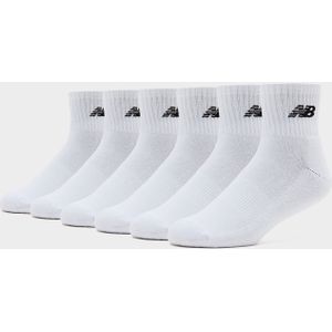 New Balance - Everyday Quarter Socks - Wit - 6-Pack