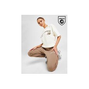 New Balance Small Logo Joggers - Brown- Dames, Brown