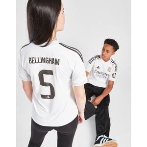 adidas Real Madrid 2025/26 Bellingham #5 Home Shirt Jnr - Wit, Wit