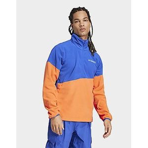 adidas Terrex Multi Climawarm Fleece Anorak - Blauw- Heren, Blauw