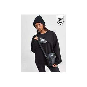 The North Face Mountain Box Logo Crew Sweatshirt - Black- Dames, Black