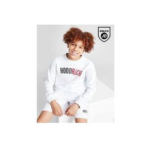 Hoodrich Enhance Crew Sweatshirt/Shorts Set Junior - White, White