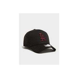 New Era MLB LA Dodgers Adjustable Patch Cap - Black- Dames, Black