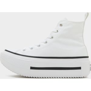 Converse All Star Lift High Double Stack Junior - Wit - Kind, Wit