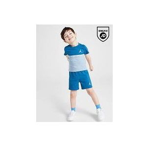 Jordan Colour Block Tape T-Shirt/Shorts Set Infant - Blue, Blue
