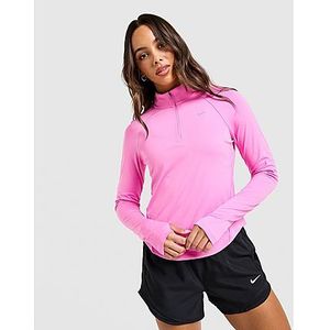 Nike Running Tempo 1/4 Zip Top - Roze- Dames, Roze