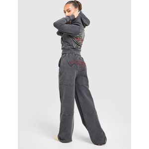 Ed Hardy Flame Tiger Wide Joggers - Zwart- Dames, Zwart