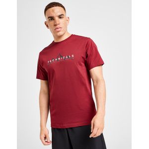Technicals Crag T-Shirt - Rood- Heren, Rood