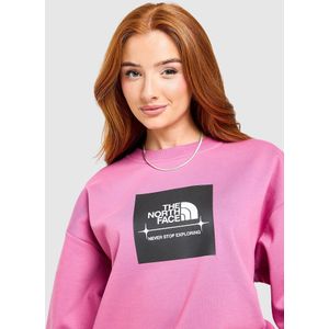 The North Face Black Box Crew Sweatshirt - Roze- Dames, Roze