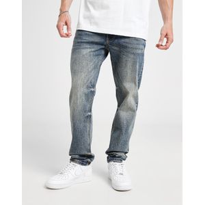 Supply & Demand Washed Core Slim Jeans - Blauw- Heren, Blauw