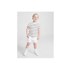 Tommy Hilfiger Stripe T-Shirt/Shorts Set Infant - White, White