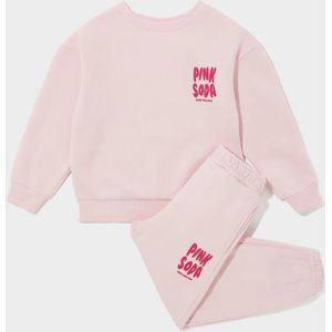 Pink Soda Sport Girls' Crew Tracksuit Children - Roze, Roze