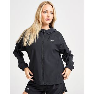 Under Armour Woven Windbreaker Full Zip Jacket - Zwart- Dames, Zwart