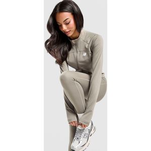 New Balance Logo Full Zip Track Top - Bruin- Dames, Bruin