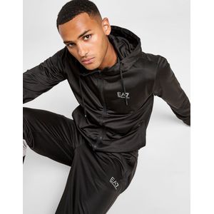 EA7 Emporio Armani Poly Full Zip Hoodie - Zwart- Heren, Zwart