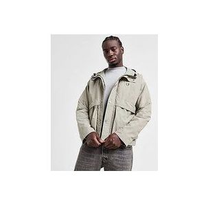 Fred Perry Cropped Parka - Beige- Heren, Beige