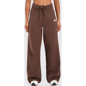 AYBL - Varsity Knitted Wide Joggers - Bruin - Dames