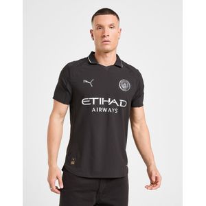PUMA Manchester City 25/26 Authentic uitshirt voor Heren, Zwart, Maat S