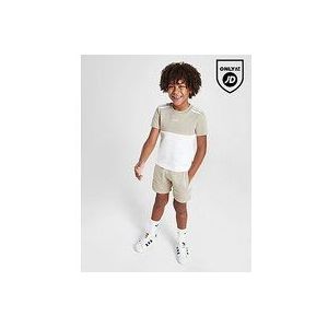 adidas Originals Colour Block T-Shirt/Shorts Set Children - Brown, Brown