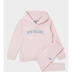 New Balance Girls' Arch Logo Hoodie/Leggings Set Children - Pink, Pink