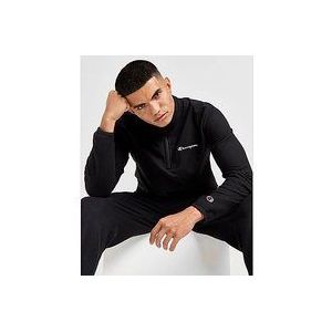 Champion Fleece 1/4 Zip Top - Black- Heren, Black