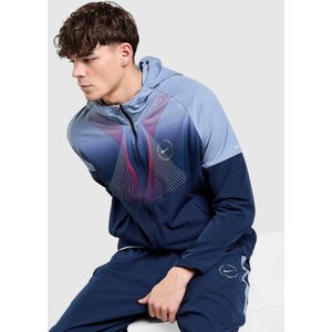 Nike Miler All Over Print Jacket - Blauw- Heren, Blauw