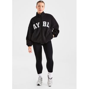 AYBL Varsity Full Zip Polar Fleece - Zwart- Dames, Zwart
