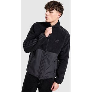 adidas Originals Sherpa Full Zip Fleece - Zwart- Heren, Zwart