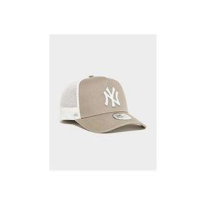 New Era MLB New York Yankees Snapback Trucker Cap - Brown- Dames, Brown
