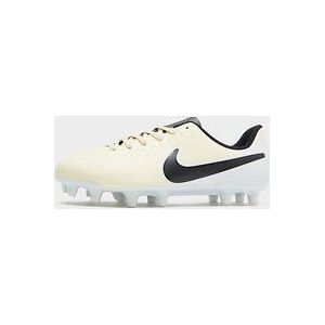 Nike Low top voetbalschoenen voor kleuters/kids (meerdere ondergronden) Jr. Tiempo Legend 10 Club - Lemonade/Metallic Gold Coin/Black, Lemonade/Metallic Gold Coin/Black