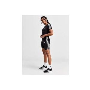adidas 3-Stripes Badge of Sport Cycle Shorts - Black / White- Dames, Black / White