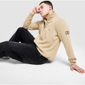 Tommy Hilfiger 1/4 Zip Sweatshirt - Beige- Heren, Beige