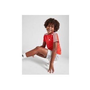 adidas Badge of Sport Logo T-Shirt/Shorts Set Children - Red, Red
