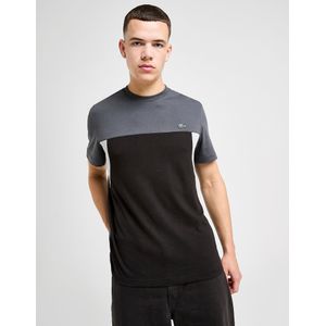 Lacoste Colour Block Panel T-Shirt - Zwart- Heren, Zwart