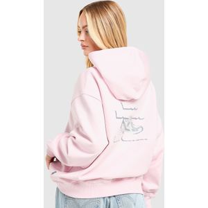 New Balance 740 Overhead Hoodie - Roze- Dames, Roze